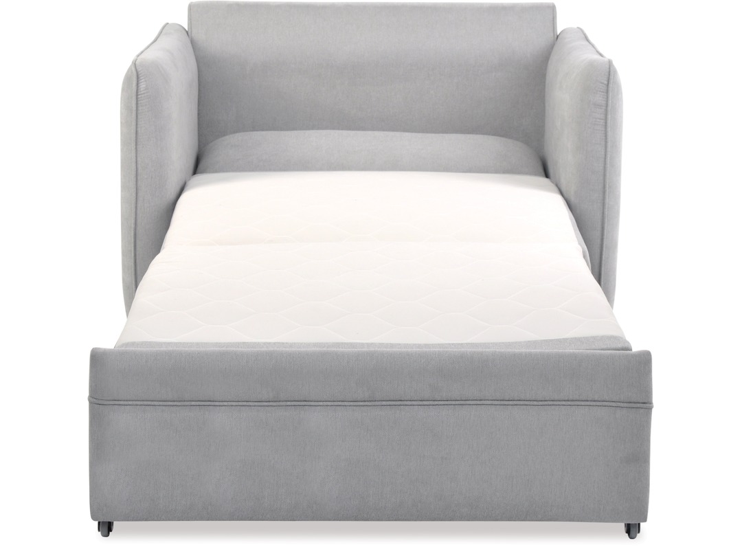 2195 Zac Single Sofa Bed Open   Loft Single 